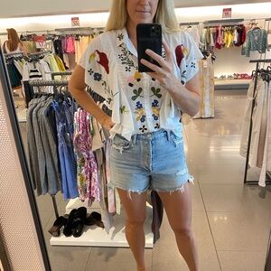 Farm Rio White Blouse